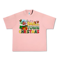 Salmon Small town Christmas Urban Heavy Tee - NancyCooperArtShop