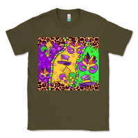Army Green mardi gras Classic Tee - JahusDesignShop
