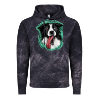 Cloud Black border collie Vintage Hoodie - Jasminsmagicworld