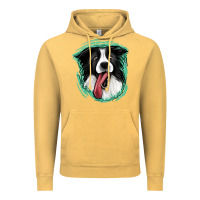 Vintage Mustard border collie Vintage Hoodie - Jasminsmagicworld