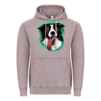 Vintage Zinc border collie Vintage Hoodie - Jasminsmagicworld