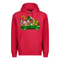 Cardinal St. Patrick's Day farm animals Premium Hoodie - CowGirlArtShop