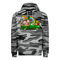 Slate Camo St. Patrick's Day farm animals Premium Hoodie - CowGirlArtShop