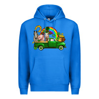True Royal St. Patrick's Day farm animals Premium Hoodie - CowGirlArtShop