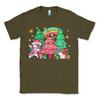 Army Green Unicorn Christmas trees Classic Tee - NancyCooperArtShop