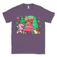 Lavender Unicorn Christmas trees Classic Tee - NancyCooperArtShop