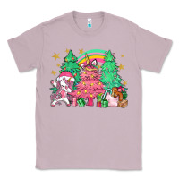 Lilac Unicorn Christmas trees Classic Tee - NancyCooperArtShop