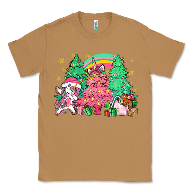 Unicorn Christmas Trees Classic Tee by NancyCooperArtShop | Teevron
