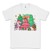 White Unicorn Christmas trees Classic Tee - NancyCooperArtShop