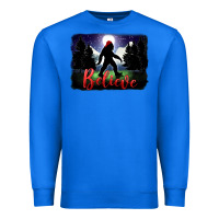 True Royal bigfoot believe christmas Premium Sweatshirt - FaDigitalArtStudio