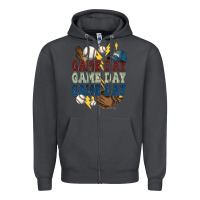 Smoke Game Day lightning bolt Baseball Zipper Hoodie - HowdyJamesFarm