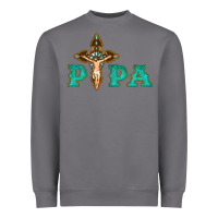Storm Papa Jesus with Cross Heavyweight Sweatshirt - Bettercallsaul