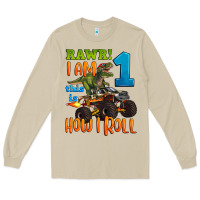 Mushroom rawr i am one this is how i roll Long Sleeve Tee - Artiststas