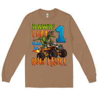 Toasted Coconut rawr i am one this is how i roll Long Sleeve Tee - Artiststas