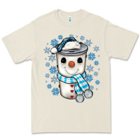 Bone snowman coffee cup Premium Tee - JahusDesignShop