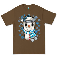 Cacao snowman coffee cup Premium Tee - JahusDesignShop