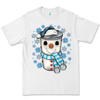 White snowman coffee cup Premium Tee - JahusDesignShop