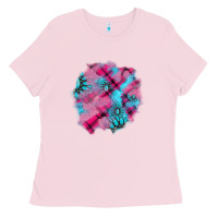 Bubblegum Pink v.d gemstone's patches Ladies Tee - AdoDesignShop