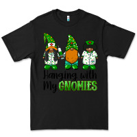 Black hanging with my gnomies african american nurse gnomies Premium Tee - BarkalooDesign