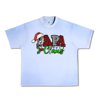 Grape Ice Papa Claus with christmas lights and mistletoe Urban Heavy Tee - NancyCooperArtShop