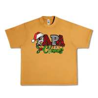 Peanut Butter Papa Claus with christmas lights and mistletoe Urban Heavy Tee - NancyCooperArtShop