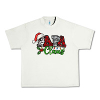 Pistachio Papa Claus with christmas lights and mistletoe Urban Heavy Tee - NancyCooperArtShop