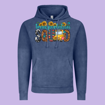 Transportation Squad Vintage Hoodie Designed By Nancycooperartshop