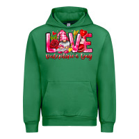 Emerald Love Valentines Day Gnome Urban Hoodie - CowhideDigitalArt
