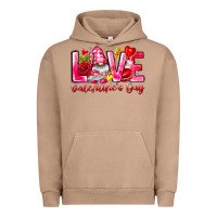 Pigment Burro Love Valentines Day Gnome Urban Hoodie - CowhideDigitalArt