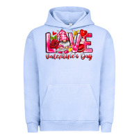 Pigment Grape Ice Love Valentines Day Gnome Urban Hoodie - CowhideDigitalArt