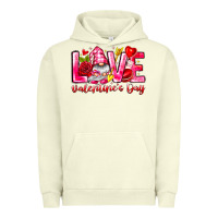Pigment Pistachio Love Valentines Day Gnome Urban Hoodie - CowhideDigitalArt