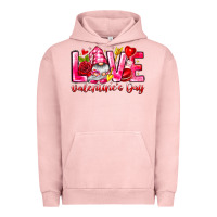 Pigment Salmon Love Valentines Day Gnome Urban Hoodie - CowhideDigitalArt