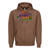 Chestnut Senior 2023 basketball Zipper Hoodie - HowdyJamesFarm