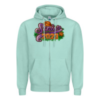 Seafoam Senior 2023 basketball Zipper Hoodie - HowdyJamesFarm