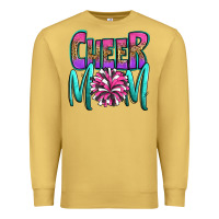 Antique Gold cheer mom Premium Sweatshirt - OliviaCreatesArt