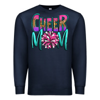 Navy cheer mom Premium Sweatshirt - OliviaCreatesArt