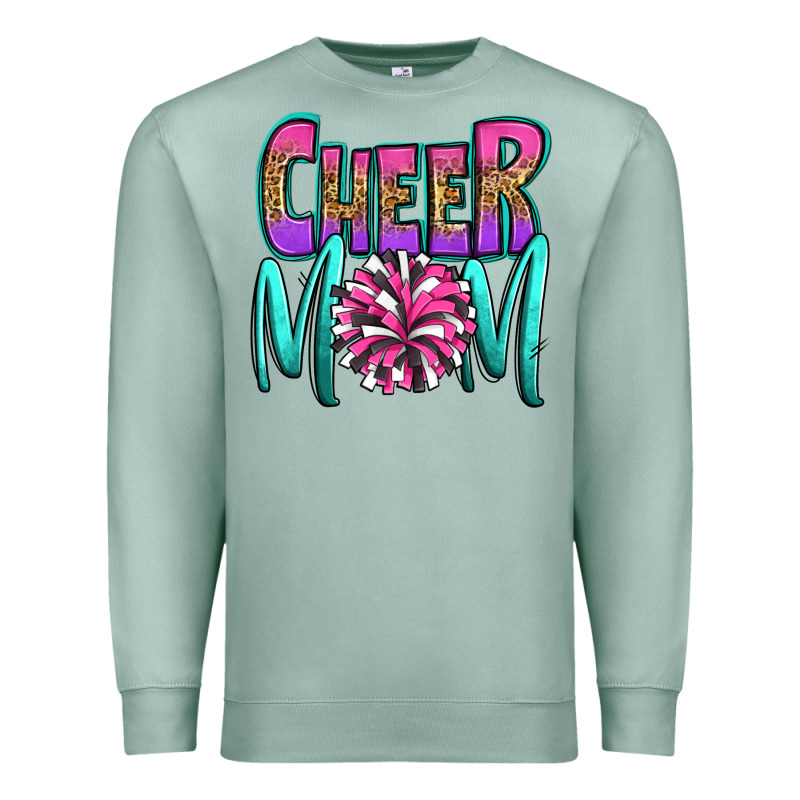 Cheer Mom Premium Sweatshirt by OliviaCreatesArt | Teevron