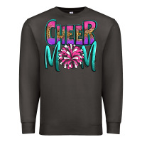 Smoke cheer mom Premium Sweatshirt - OliviaCreatesArt