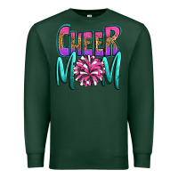 Sports Green cheer mom Premium Sweatshirt - OliviaCreatesArt