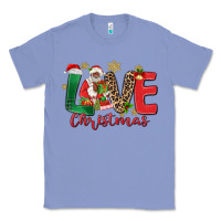 Colony Blue love christmas black santa Classic Tee - MaliasSmallBusiness