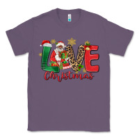 Lavender love christmas black santa Classic Tee - MaliasSmallBusiness