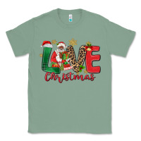 Sage love christmas black santa Classic Tee - MaliasSmallBusiness