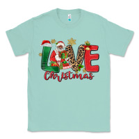 Love Christmas Black Santa Classic Tee | Teevron