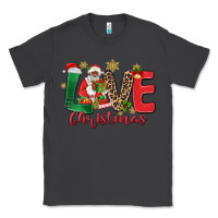 Smoke love christmas black santa Classic Tee - MaliasSmallBusiness