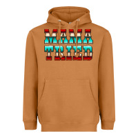 Meerkat Mama Tried Serape Heavyweight Hoodie - CowCowDesign