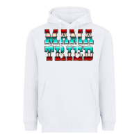 White Mama Tried Serape Heavyweight Hoodie - CowCowDesign