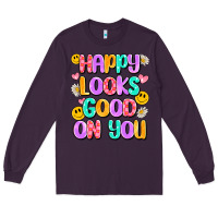 Plum happy looks good on you Long Sleeve Tee - Artiststas