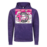 Cloud Purple doing my best and letting god Vintage Hoodie - MaliasSmallBusiness