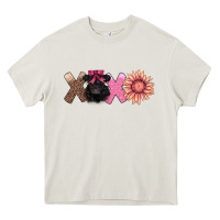 Cream xoxo belted galloway Heavy Core Tee - AdoDesignShop