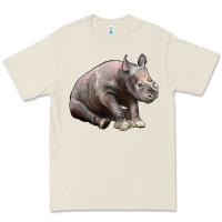 Baby Rhino Illustrations Premium Tee | Teevron